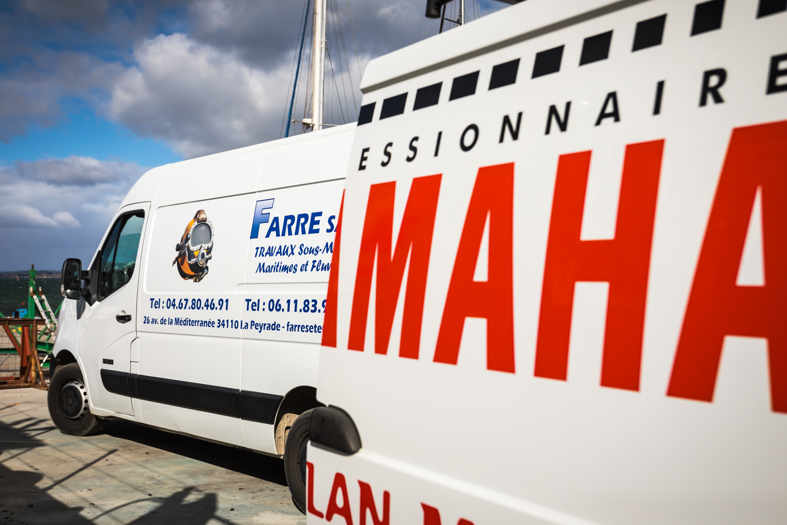 Travaux maritimes sète entreprise farre