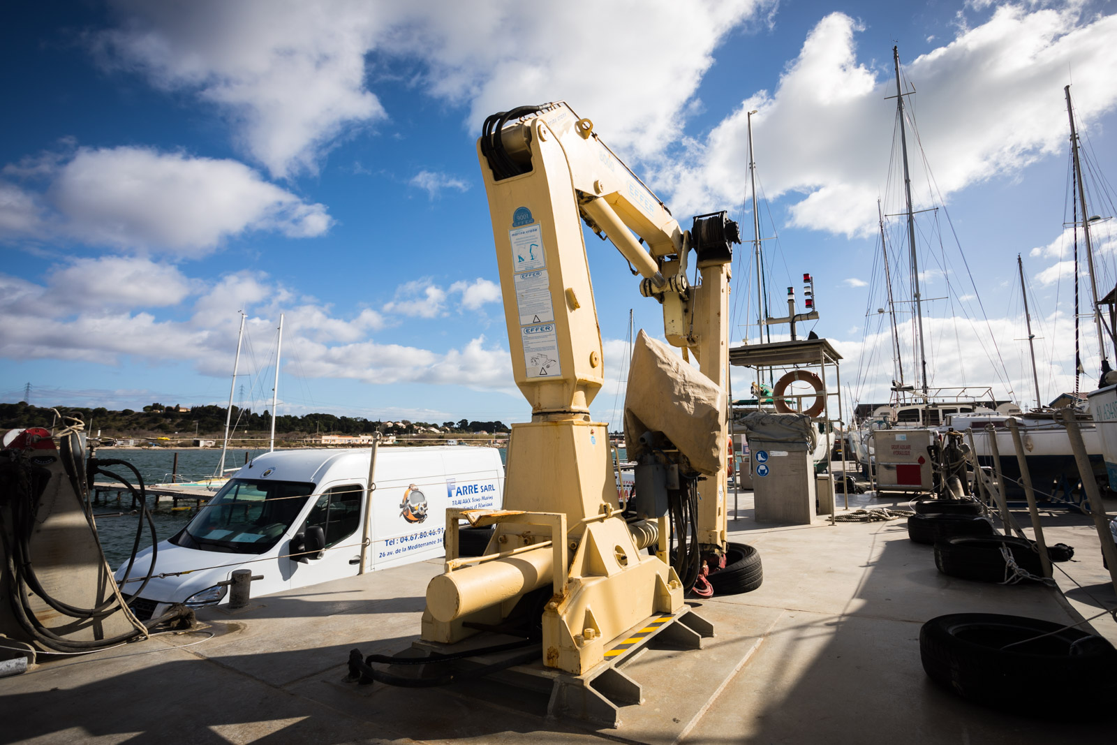 Travaux maritimes sète entreprise farre