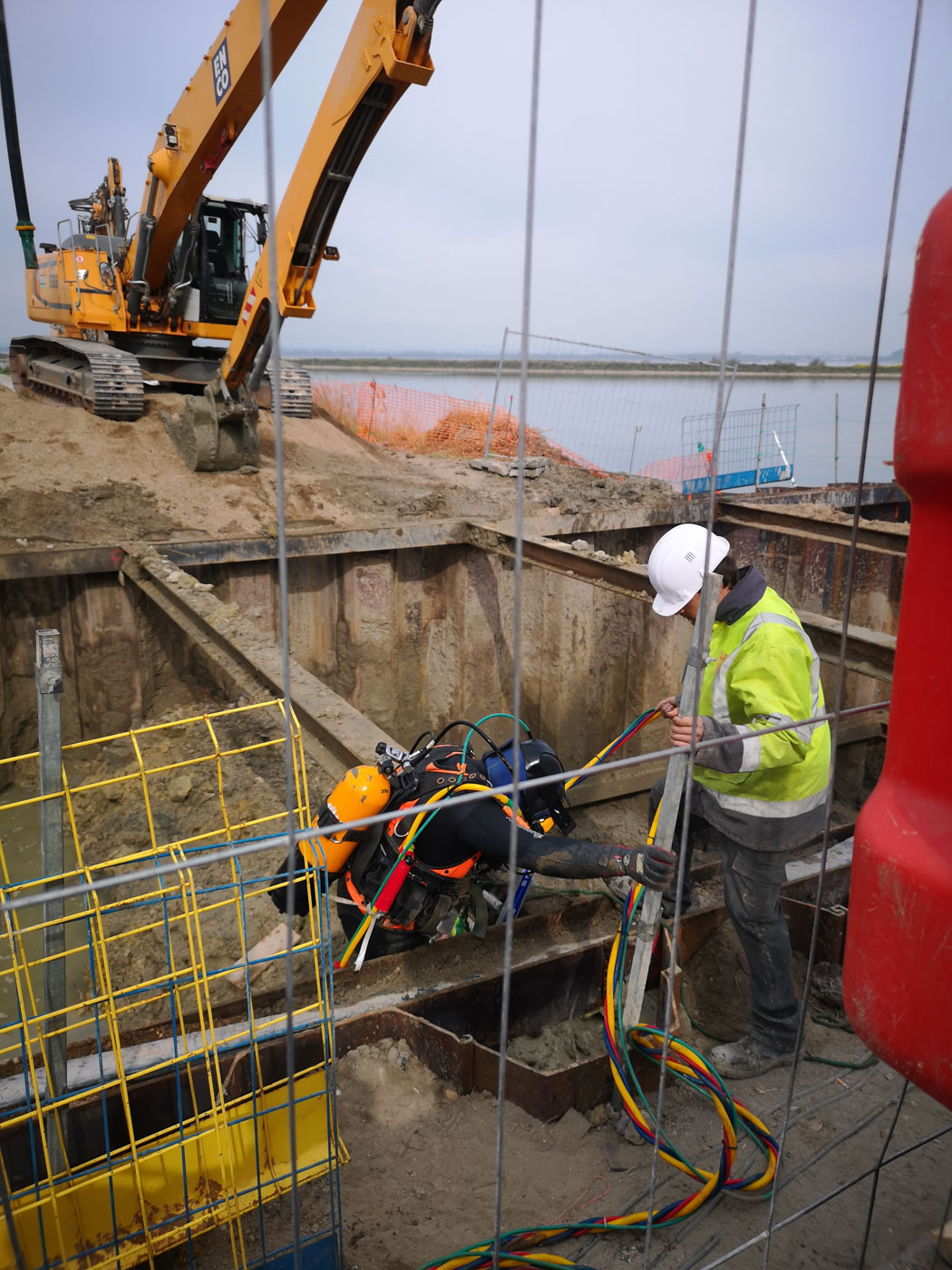 coulage béton Travaux sous-marins Sète