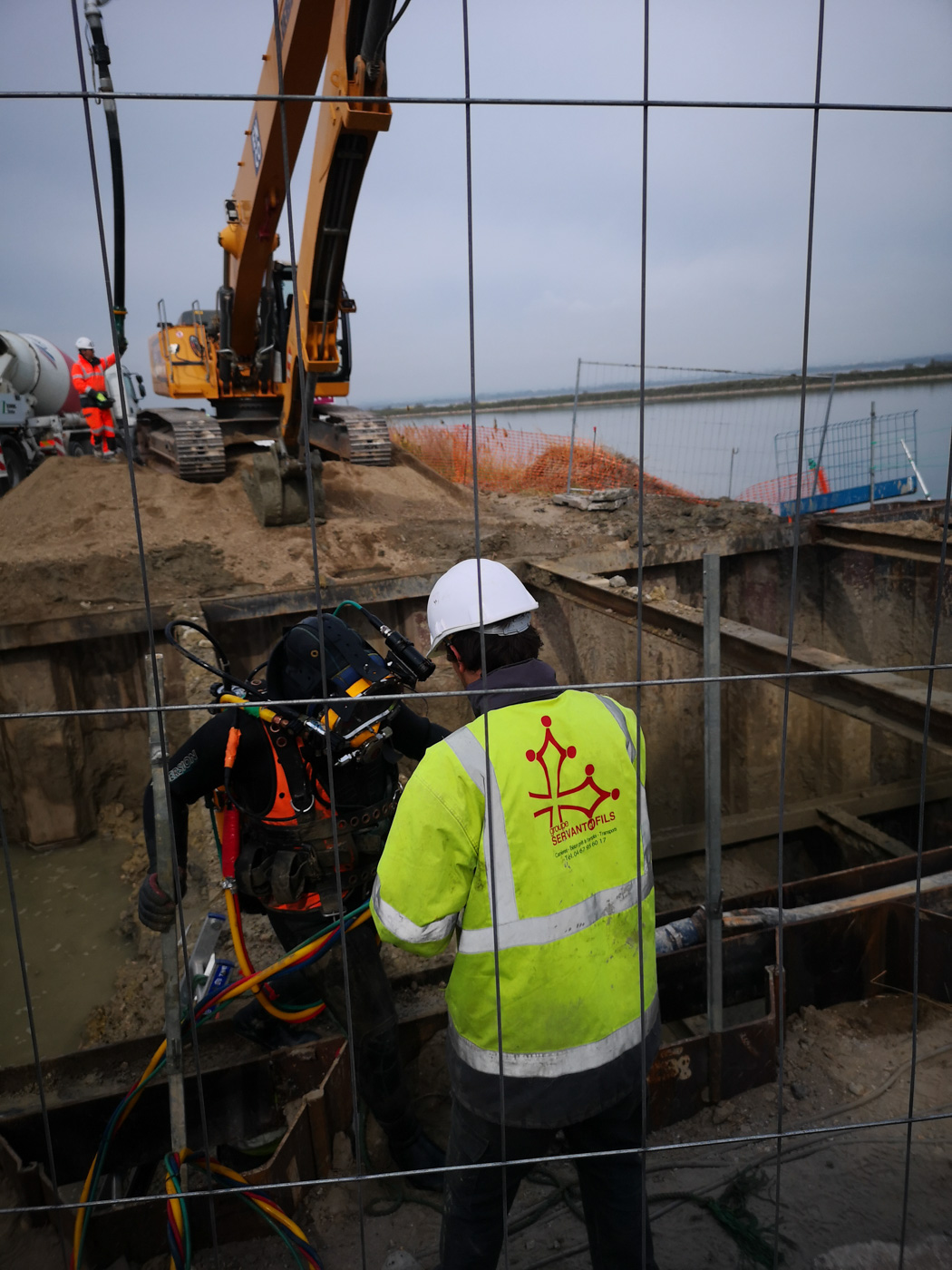 coulage béton Travaux sous-marins Sète