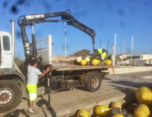 Installation de balisage en mer – Travaux maritimes à Sète