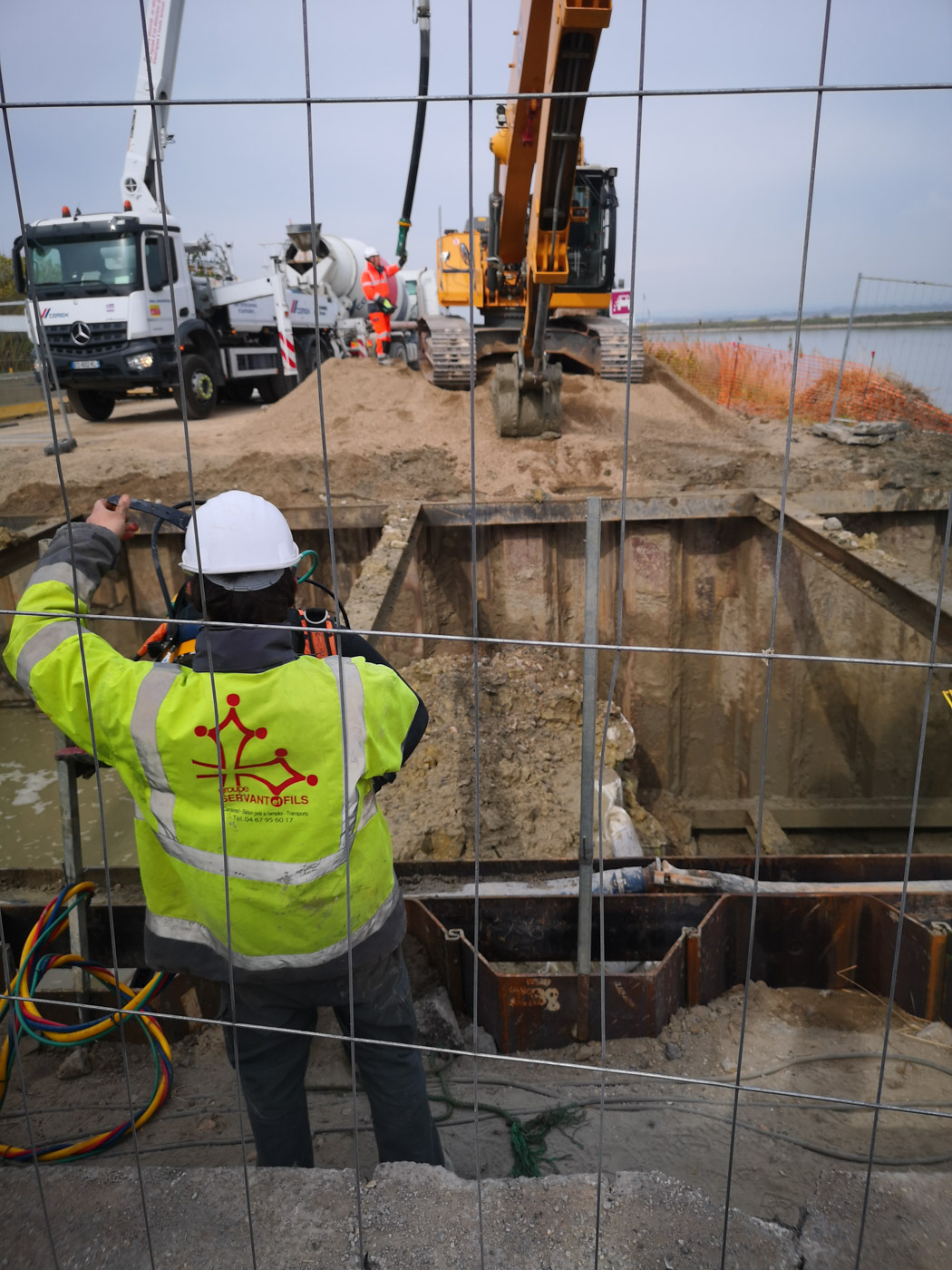 coulage béton Travaux sous-marins Sète