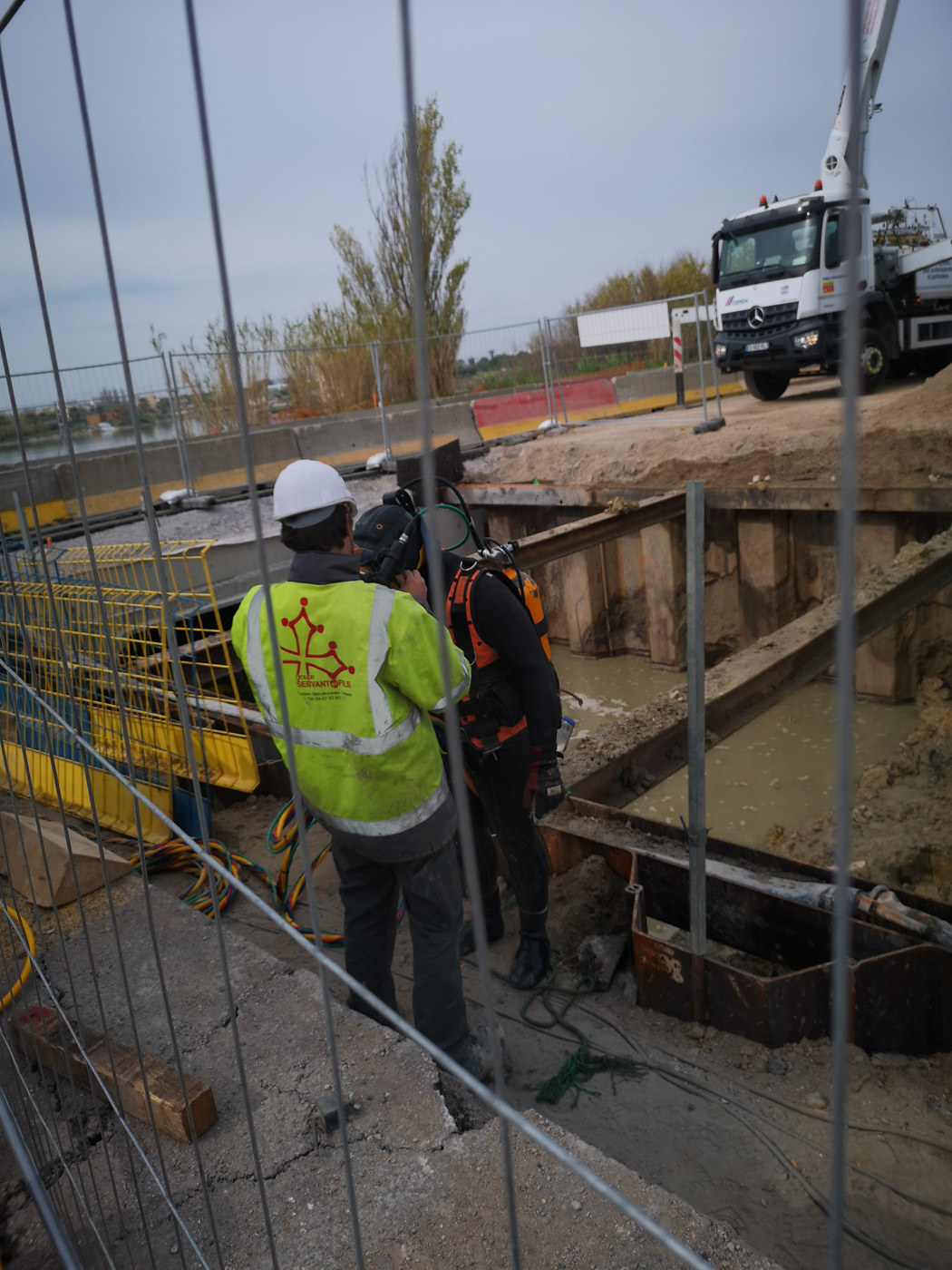 coulage béton Travaux sous-marins Sète