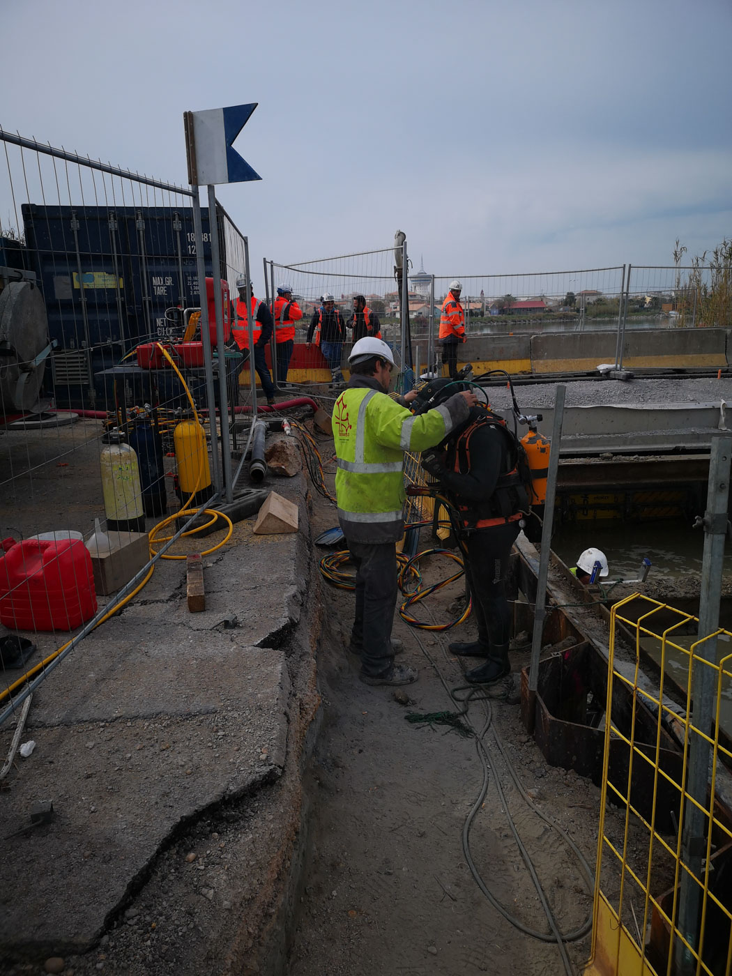 coulage béton Travaux sous-marins Sète